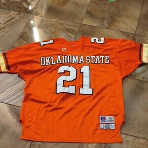 Russell Athletic Orange Oklahoma State Kids Jersey